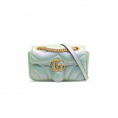  GUCCI GG MARMONT SMALL SHOULDER BAG 446744 (23*14*6cm)